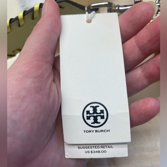 SOLD NWT Tory Burch Mini Miller Raffia Crossbody Bag - Picture 8 of 15